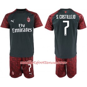 Maillot/Tenue AC Milan S.Castillejo 7 Enfant Troisieme 2018/2019